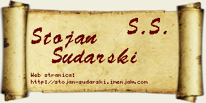 Stojan Sudarski vizit kartica